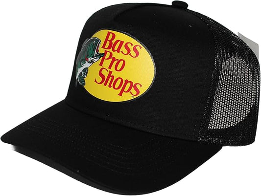 Bass Pro Shops Mesh Trucker Cap - Black