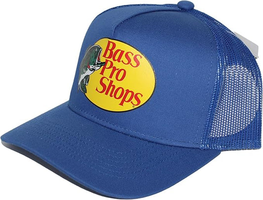 Bass Pro Shops Mesh Trucker Cap - Cobalt Blue