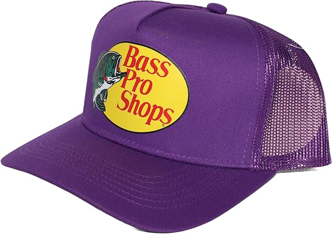 Bass Pro Mesh Trucker Cap - Purple