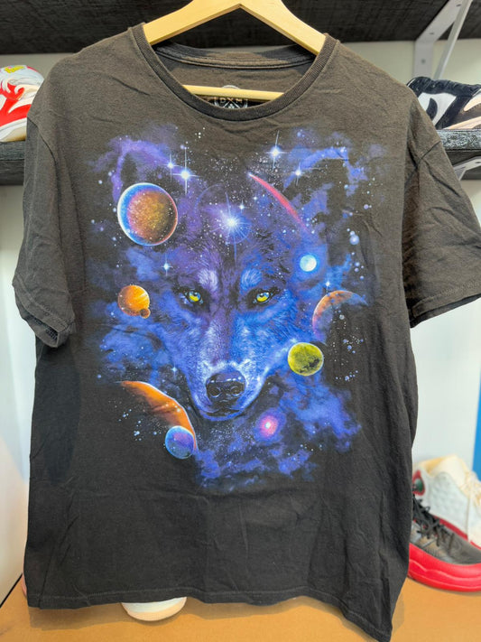 DOM Wolf Big Print Short Sleeve T-Shirt Men's