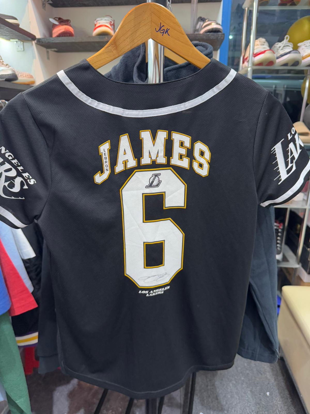 Lakers Lebron James Baseball Jersey