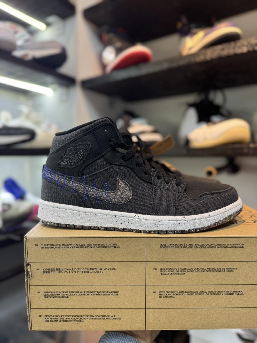 Jordan 1 Mid Crater